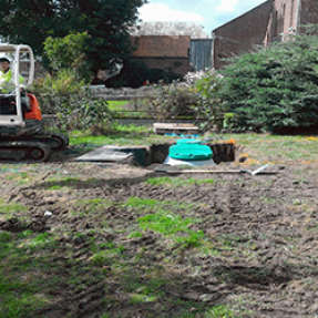 micro station, micro station dans le jardin